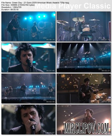 Green Day - 21 Guns (Live, AMA, 2009)