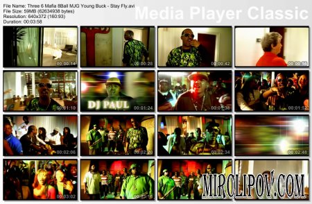 Three 6 Mafia Feat. 8 Ball MJG & Young Buck - Stay Fly