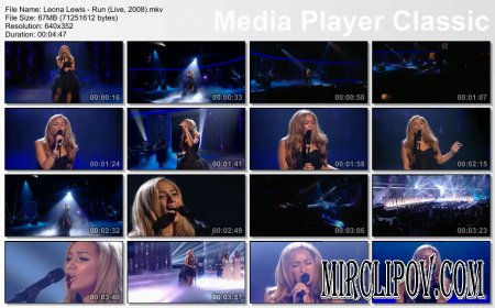 Leona Lewis - Run (Live, 2008)