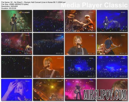 Avril Lavign - He Wasn't (Live in Korea, 08.11.2004)