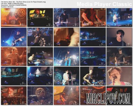 Blink 182 - The Rock Show (Live On Pepsi Smash)