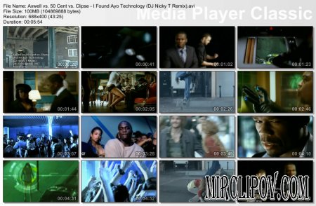 Axwell vs. 50 Cent vs. Clipse - I Found Ayo Technology (DJ Nicky T Remix)