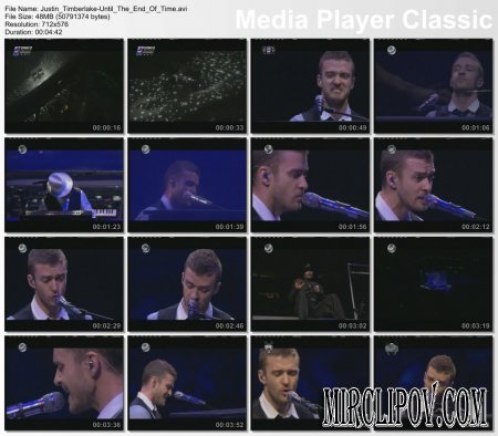 Justin Timberlake - Until The End Of Time (Live)