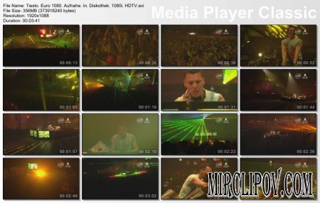 DJ Tiesto - Live Perfomance (Euro 1080, Aufnahe In Diskothek)