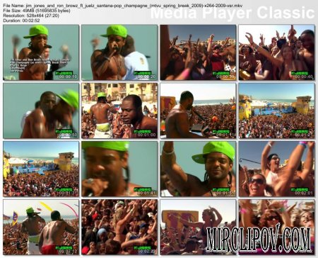 Jim Jones Feat. Ron Browz & Juelz Santana - Pop Champagne (Live, MTVu Spring Break, 2009)