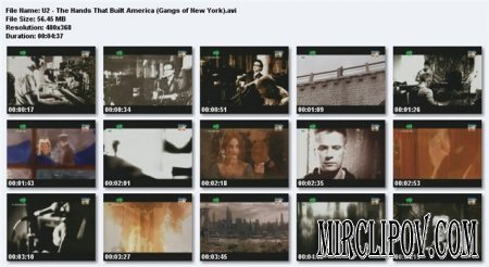 U2 - The Hands That Built America (Gangs Of New York)