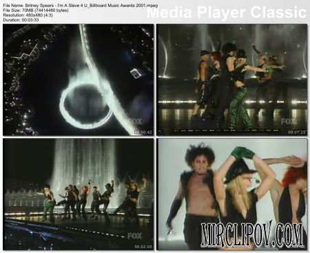 Britney Spears - I'm A Slave 4 U (Live, Billboard Music Awards, 2001)