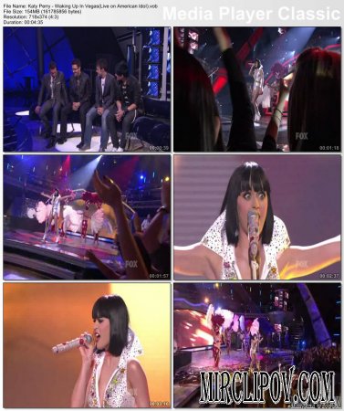 Katy Perry - Waking Up In Vegas (Live, American Idol, 05.13.09)