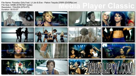 Paradiso Girls Feat. Lil Jon & Eve - Patron Tequila