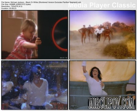 Michael Jackson - Black Or White (Shortened Version Excludes Panther Segment)