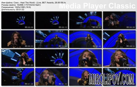Ciara - Heal The World - (Live, BET Awards, 28.06.09)