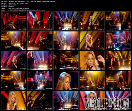 Shakira - She Wolf (Live, BBC, 2009)