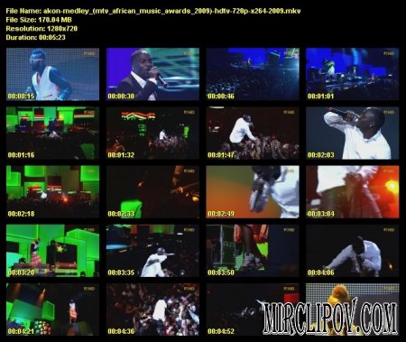 Akon - Beautiful & Mama Africa (Live, MTV Africa Music Awards)