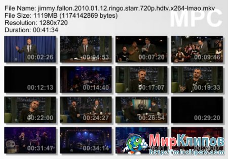 Ringo Starr - Jimmy Fallon Show (Live)