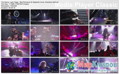 Lady Gaga - Bad Romance & Alejandro (Live, American Idol)