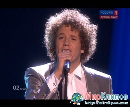 Daniel Diges (From Spain) - Algo Pequenito (Live, Eurovision, 29.05.2010)