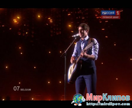 Tom Dice (From Belgium) - Me And My Guitar (Live, Eurovision, 29.05.2010)