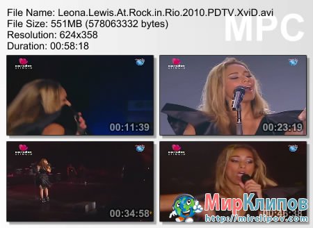 Leona Lewis - Concert (Live, Rock In Rio, Lisbon, Portugal)