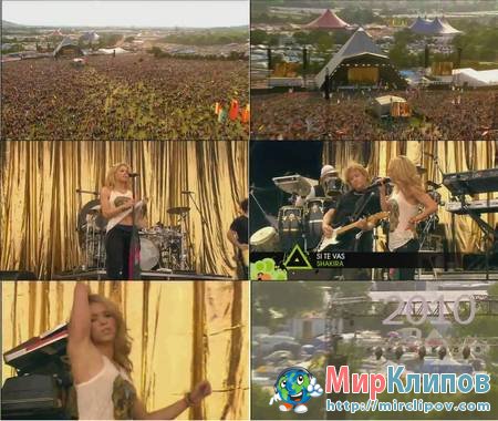 Shakira - Si Te Vas (Live, Glastonbury, 2010)