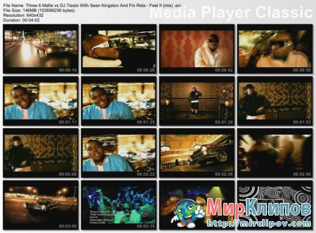 Three 6 Mafia vs. DJ Tiesto, Sean Kingston & Flo Rida - Feel It (Mix)