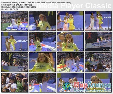 Britney Spears - I Will Be There (Live, Arthur Ashe Kids Day)