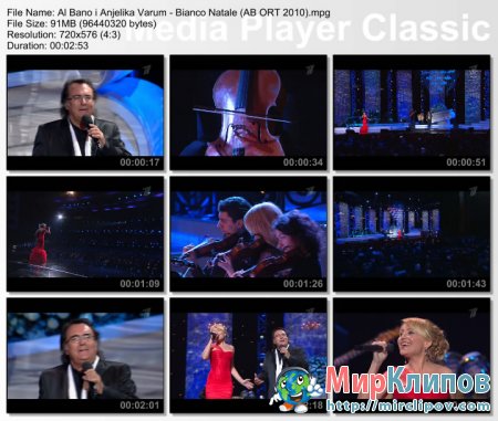 Al Bano и Анжелика Варум - Bianco Natale (Al Bano и Его Леди, Live, 2010)