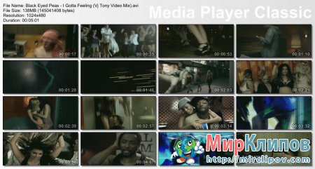 Black Eyed Peas - I Gotta Feeling (Vj Tony Video Mix)