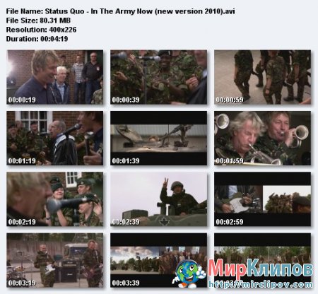 Status Quo - In The Army Now (New Version 2010)