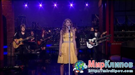 Taylor Swift - Speak Now (Live, Late Show With David Letterman)
