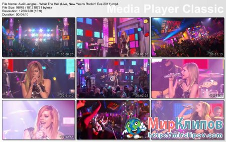Avril Lavigne - What The Hell (Live, New Year's Rockin' Eve 2011)