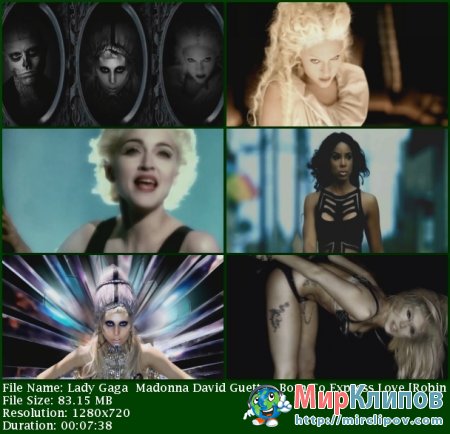 Lady Gaga Feat. Madonna & David Guetta - Born To Express Love (Robin Skouteris Mix)