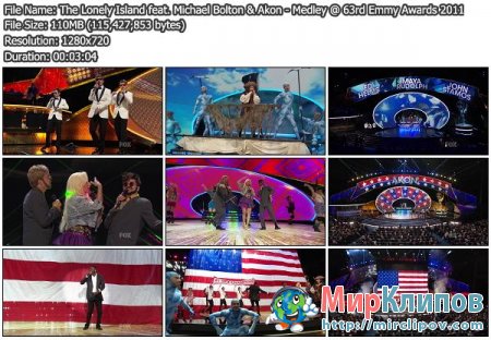 The Lonely Island, Akon, Jack Sparrow & Michael Bolton - Medley (Live, Emmy, 2011)
