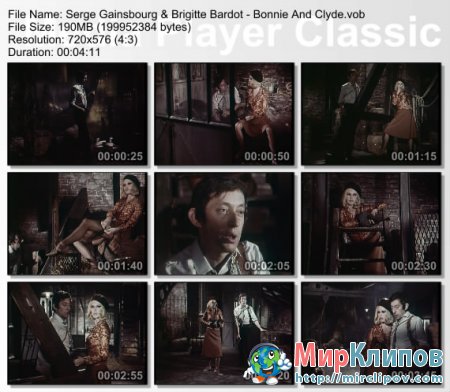 Serge Gainsbourg Feat. Brigitte Bardot - Bonnie And Clyde
