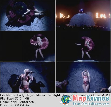 Lady Gaga - Marry The Night (Live, The MTV EMA, 2011)