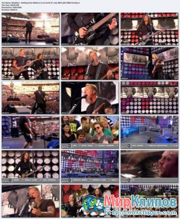 Metallica - Nothing Else Matters (Live Earth 07-July-2007) 1080i (HD)