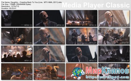 Daughtry - Crawling Back To You (Live, American Music Awards, 2011)