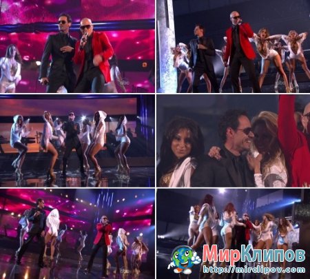 Pitbull Feat. Marc Anthony & Lil Jon - Rain Over Me (Live, American Music Awards, 20