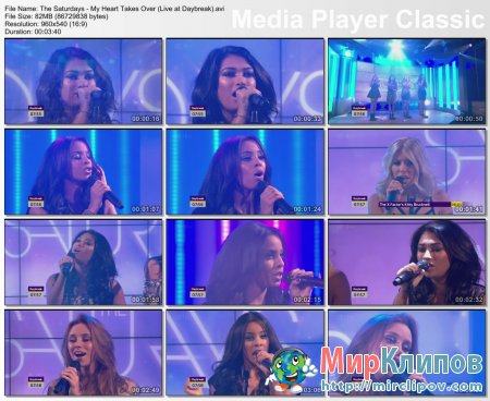 The Saturdays - My Heart Takes Over (Live, Daybreak)