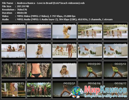 Andreea Banica - Love In Brasil (D.A.P Beach Videomix)