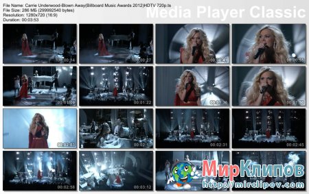 Carrie Underwood - Blown Away (Live, Billboard Music Awards, 2012)