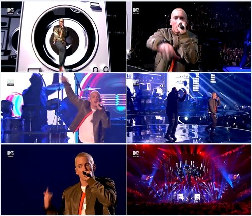 Eminem - Berzerk / Rap God (Live @ MTV Europe Music Awards 2013)
