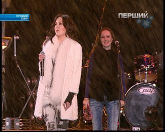 Алена Винницкая - День Соборности и Свободы Украины (Live 22.01.2012)