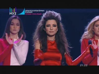Анна Плетнёва - Я верю в любовь (Live,День всех влюбленных на Муз-ТВ в Кремле 2017)