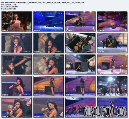 Nicole Scherzinger - Whatever You Like (Live at So You Think You Can Dance)