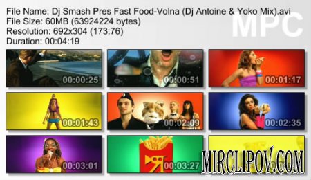 Dj Smash Pres. Fast Food - Волна (Dj Antoine & Yoko Mix)