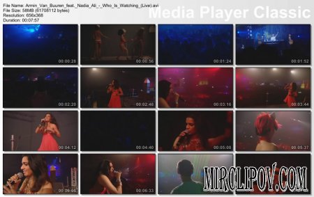 Armin Van Buuren feat. Nadia Ali - Who is Watching (live)