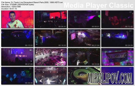 DJ Tiesto - Live Perfomance (Paris, Disneyland Resort 2005)