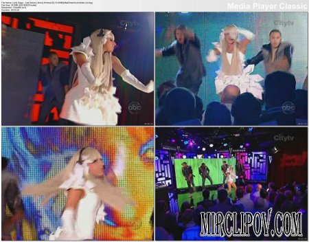 Lady Gaga - Just Dance (Live, Jimmy Kimmel, 23.10.08)
