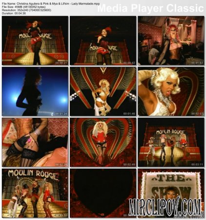 Christina Aguilera Feat. Lil Kim, Mya, Pink & Missy Elliott - Lady Marmalade