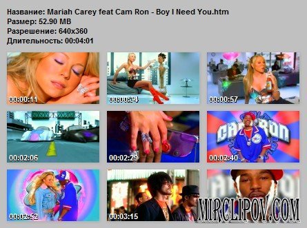 Mariah Carey Feat. Cam'Ron - Boy (I Need You)